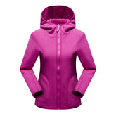 fashion outdoor thick warm polar fleece jacket front view