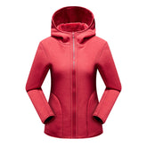 fashion outdoor thick warm polar fleece jacket front view