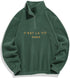 American Polar Fleece Zipper Hooded Zipper Sweatshirt side view