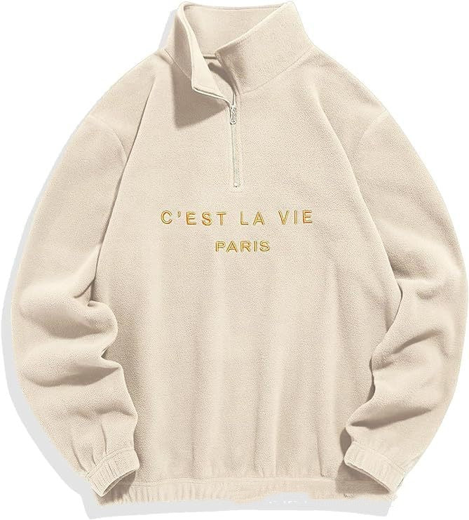 American Polar Fleece Zipper Hooded Zipper Sweatshirt fabric detail