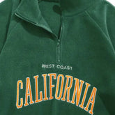 American Polar Fleece Zipper Hooded Zipper Sweatshirt casual outfit