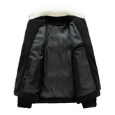 lamb wool polar fleece jacket winter coat